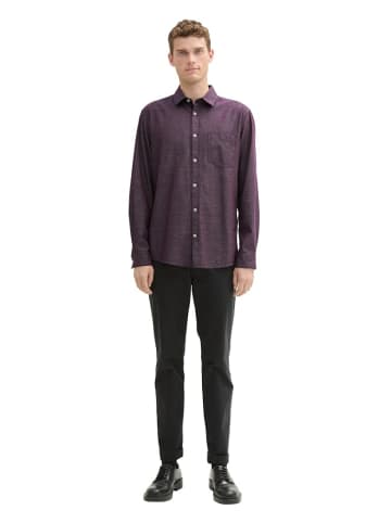 Tom Tailor Knopfleisten Langarmshirt für Herren in uni