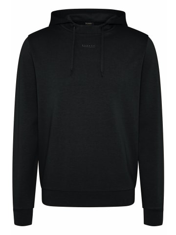 Bugatti Kapuzensweatshirt in schwarz