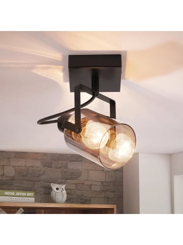 ZMH Deckenstrahler in rauchgrau 1-flammige E14