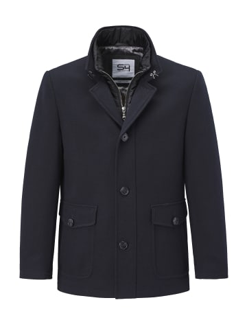 S4 JACKETS Wollmantel Reno in navy