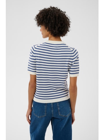 PART TWO Strickpullover GertianaPW Relaxed fit in Dark Blue Stripe