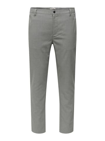 ONLY & SONS Chino Hose in Light Grey Melange