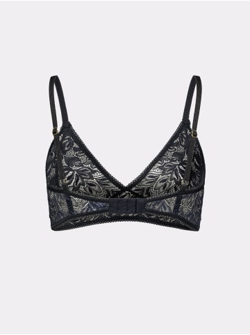Erlich Textil  ICONIC LACE TRIANGEL BH in schatten schwarz