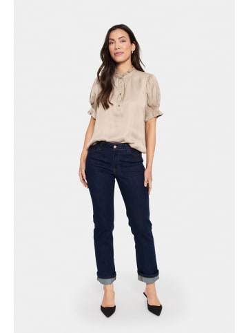 SAINT TROPEZ Langarm - Hemd VeeniSZ Gerade Passform in Dune