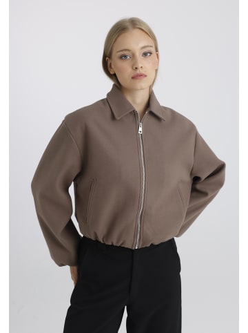 Jacke in Taupe