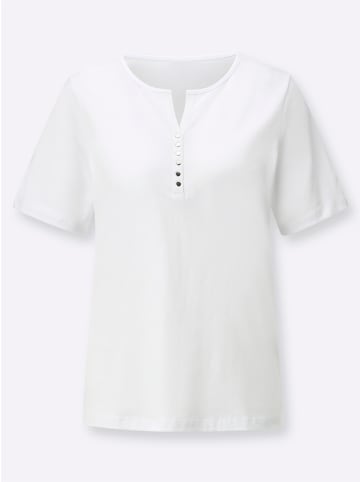 WITT WEIDEN Kurzarmshirt in weiß