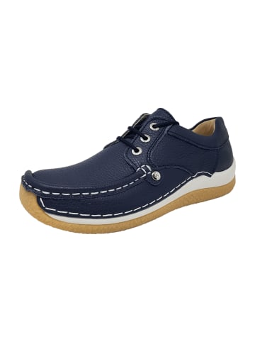 wolky Mokassins Schnürschuhe in Blau