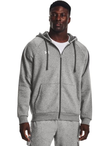 Under Armour Fleecejacke/Fleecepullover "Ua Rival Fleece Fz Hoodie" in Grau