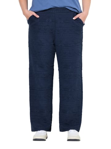 Ulla Popken Schlupfhose in navy blau