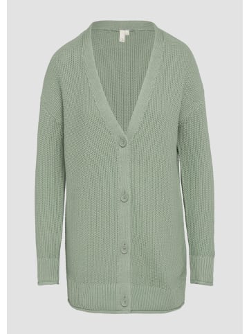QS Strickjacke in 7219_salbeigrün