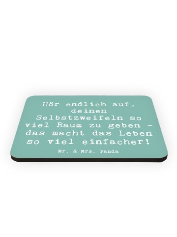 Mr. & Mrs. Panda Fridge Magnet Spruch Zweifel an sich selbst mit... in Meeresbrise