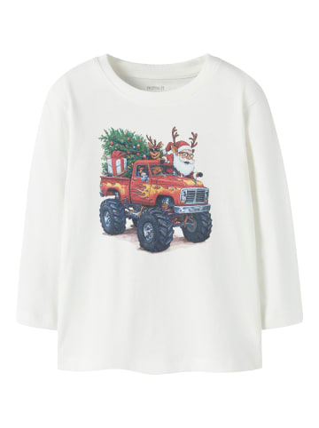 name it Langarmshirt NMMVOSMAS LS NREG TOP in cloud dancer