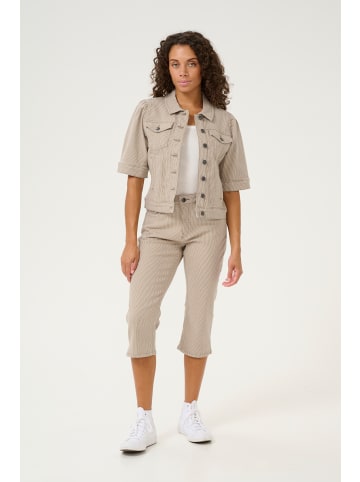 CULTURE Casual Hose CUmilky Slim fit in Dune/White Stripe