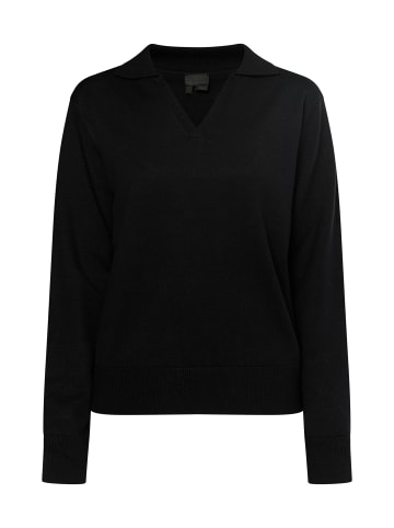 DreiMaster Damen Strickpullover in Schwarz