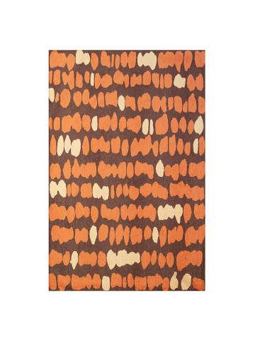 lola & moi Teppich Pink In Pool in rot