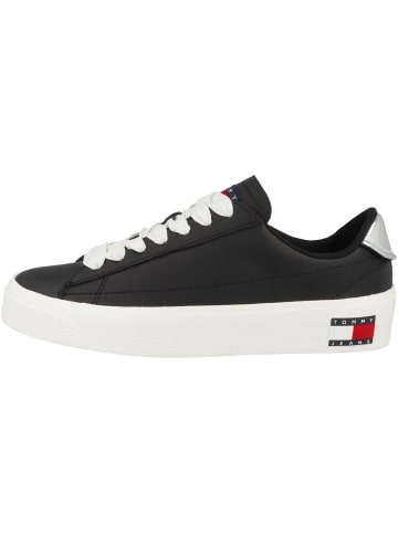 Tommy Hilfiger Sneaker low Tommy Jeans Vulcanized Leather Plat LC in schwarz