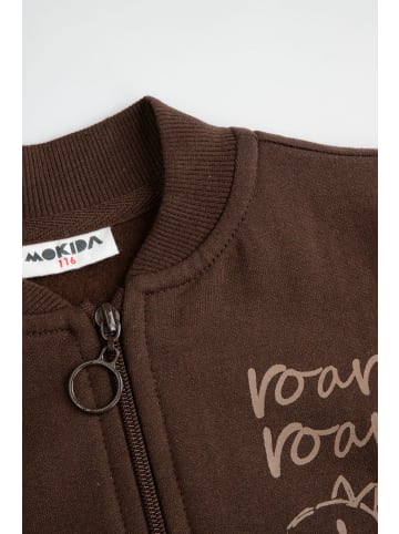 MOKIDA Oversize-Cardigan in braun