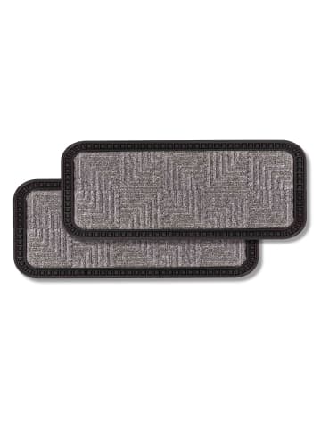 Astra Fußmatte Außen BORDER STAR 2ER SET 2 in Silber