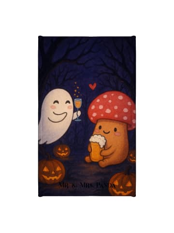 Mr. & Mrs. Panda Handtuch Klein Gespenst  Prost  Design ohne Spruch in Weiß