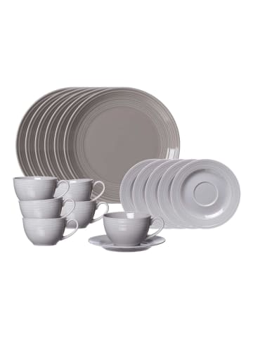 Ritzenhoff & Breker 18er Set Kaffeeservice Levi in Grau