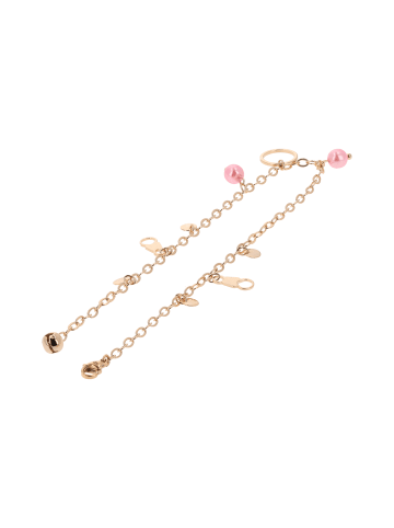 NAEMI Women Anklet in Rose Gold White