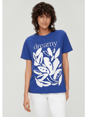 s.Oliver T-Shirt kurzarm in Blau