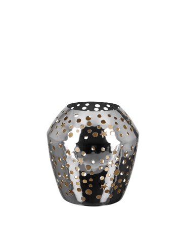 Fink Windlicht ohne Glas Sheila silberfarben - (H) 24 cm