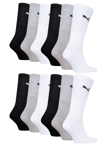 Puma Socken PUMA UNISEX CREW SOCK 12P ECOM in 004 - Grey Combo