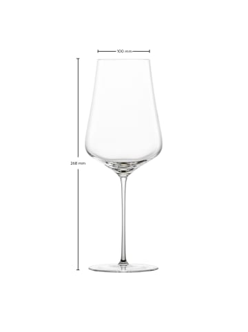 Zwiesel Glas 6er Set Bordeaux Rotweingläser Duo 729 ml transparent in transparent