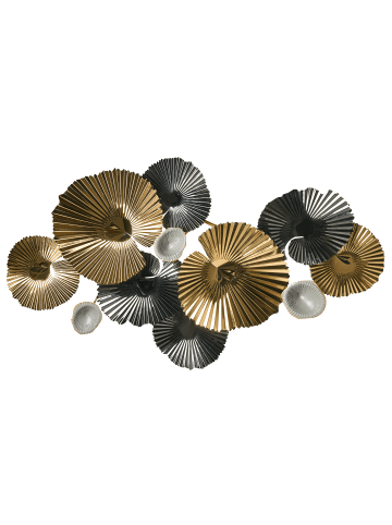 Beliani Wandobjekt FRANCIUM in Bunt - (W) 87 x (H) 50 x (L) 5 cm