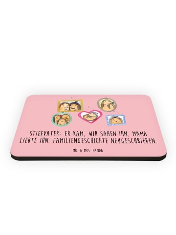 Mr. & Mrs. Panda Magnet Stiefvater Liebe mit Spruch in Rot Pastell