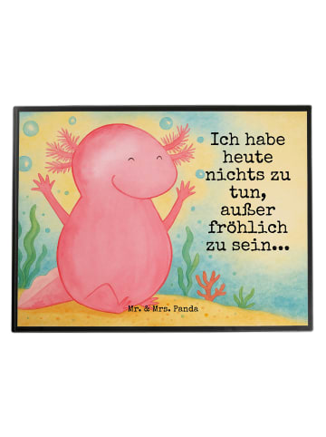 Mr. & Mrs. Panda bastelunterlage Axolotl Hurra Design mit Spruch in Weiß