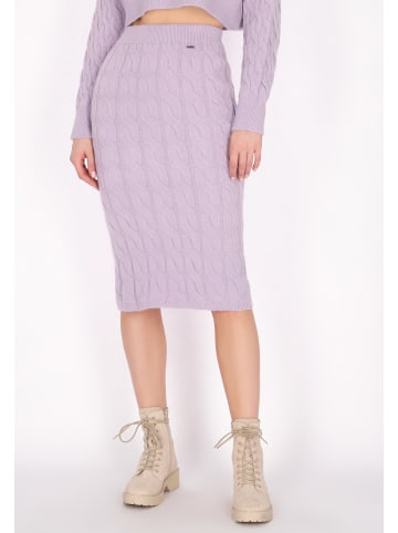DreiMaster Damen Rock in Lavendel melange