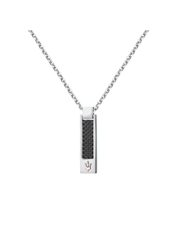 Maserati Herren-Kette Edelstahl Iconic Silber