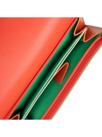 MYWALIT Tri-fold Zip Wallet Geldbörse Leder 17 cm in sicily