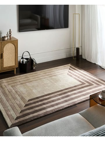 Beliani Kurzflor SARAI in Beige - (W) 160 x (L) 230 cm
