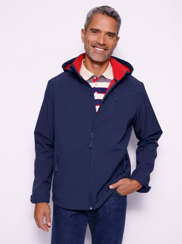 Sieh an! Softshelljacke in marine