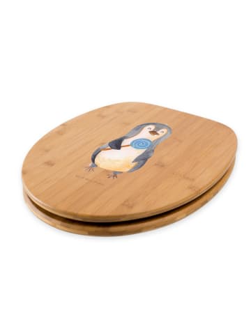 Mr. & Mrs. Panda WC Sitz Pinguin Lolli ohne Spruch in Braun