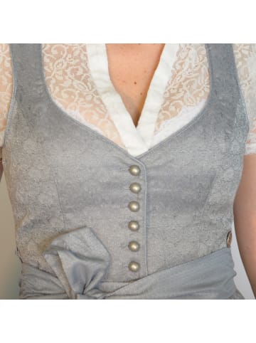 MarJo Midi Dirndl in Silber