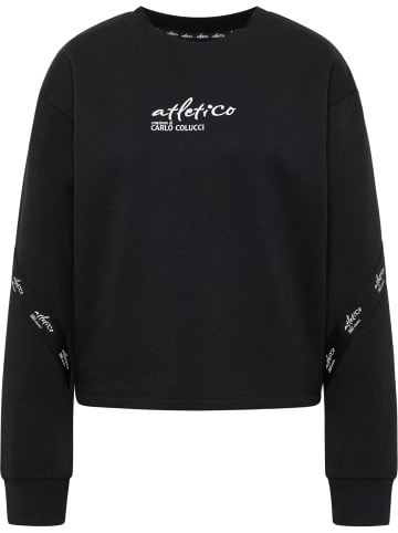 Carlo Colucci Sweatshirt Dros in Schwarz