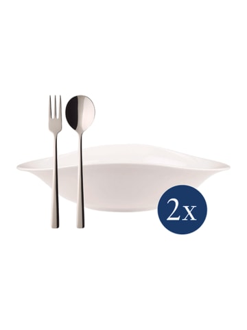 Villeroy & Boch 6er Set Italian-Set Vapiano in weiß