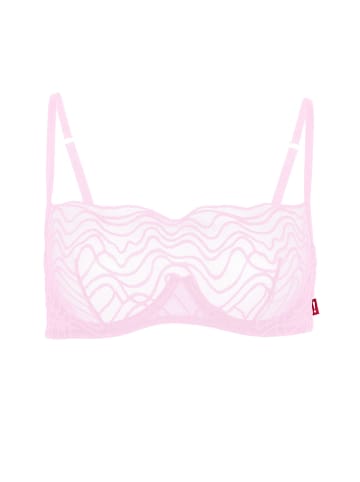 Joop! Jeans Bügelloser BH Wave Lace in Pink Tulle