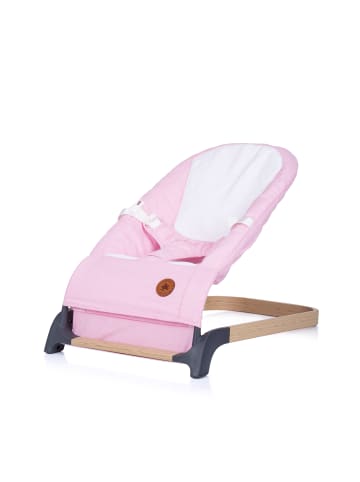 Chipolino Babywippe Noah Holzoptik in rosa