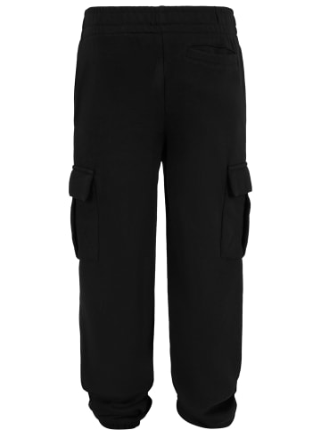 Urban Classics Urban Classics Boys Light Terry Wide Cargo Sweatpants in black