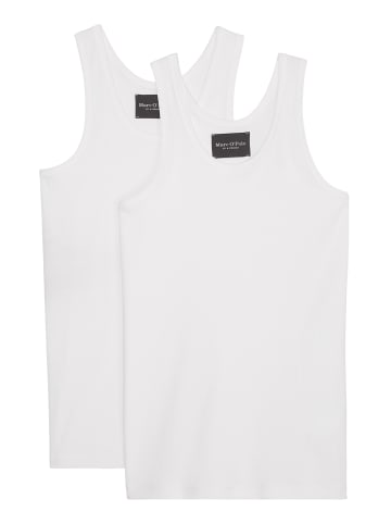 Marc O´Polo Bodywear Unterhemd / Tanktop Iconic Rib Organic Cotton in Weiß