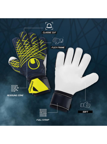 uhlsport  Torwarthandschuh "Prediction Soft Flex Frame" in Blau
