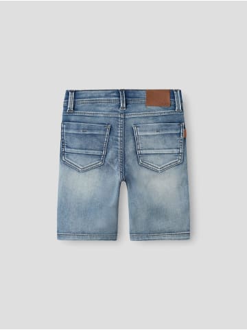 name it Jeansshorts in Medium Blue Denim