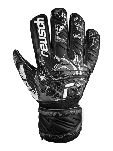 Reusch Torwarthandschuhe Attrakt Resist Finger Support Junior in 7700 black