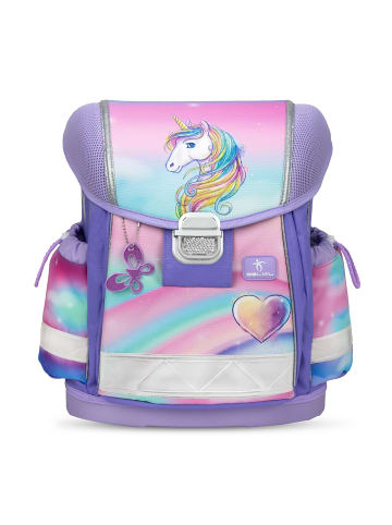 Belmil Classy Heart of the Rainbow Schulranzen Set 4 teilig 