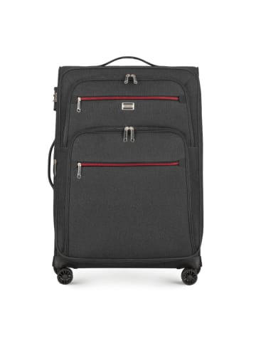 Wittchen Suitcase from polyester material (H) 70 x (B) 46,5 x (T) 26 cm in Dark grey